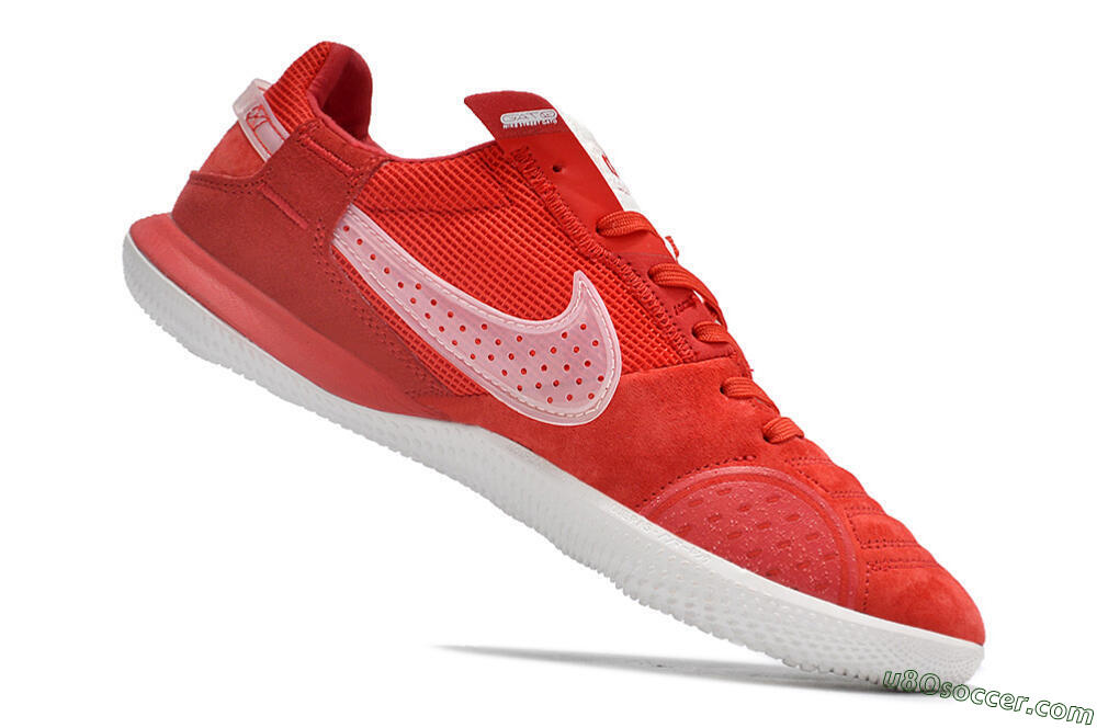 Nike Street Gato IC Indoor & Futsal Soccer Shoes - Red/White 4