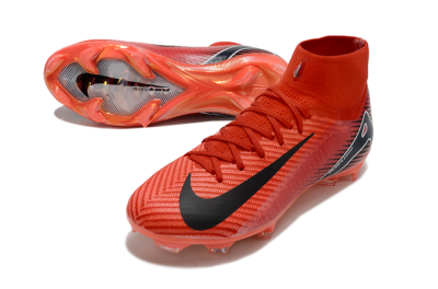 Nike Air Zoom Mercurial Superfly 10 Elite FG Firm Ground Soccer Cleats - Red/Black/White