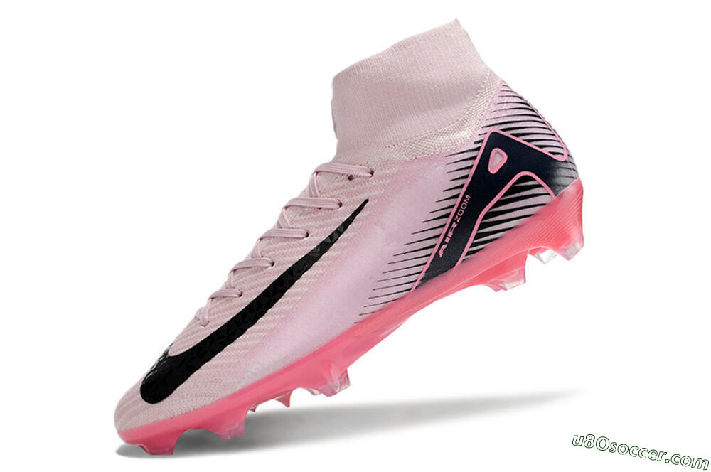 Nike Air Zoom Mercurial Superfly 10 Elite FG Firm Ground Soccer Cleats - Pink/Black 5