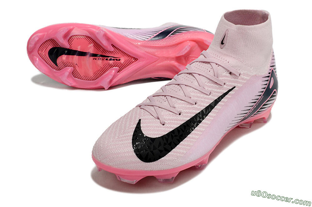 Nike Air Zoom Mercurial Superfly 10 Elite FG Firm Ground Soccer Cleats - Pink/Black 3