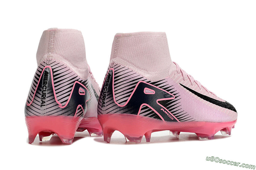 Nike Air Zoom Mercurial Superfly 10 Elite FG Firm Ground Soccer Cleats - Pink/Black 6
