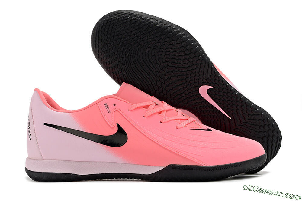 Nike Phantom GX 2 Acad LV8 IC Indoor & Futsal Soccer Shoes - Red/Pink/Black 1