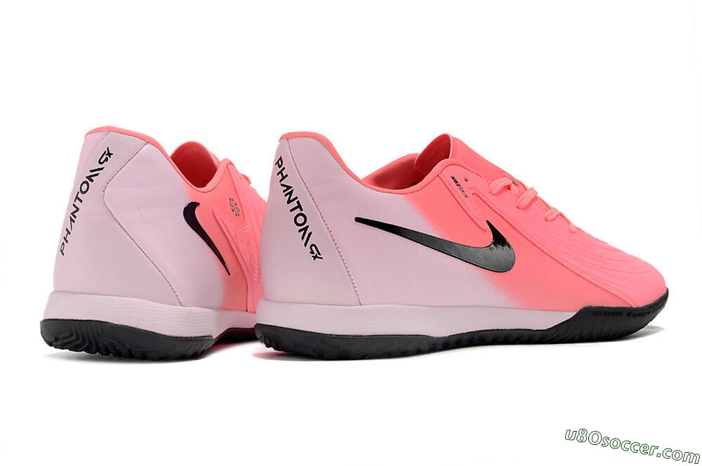 Nike Phantom GX 2 Acad LV8 IC Indoor & Futsal Soccer Shoes - Red/Pink/Black 6