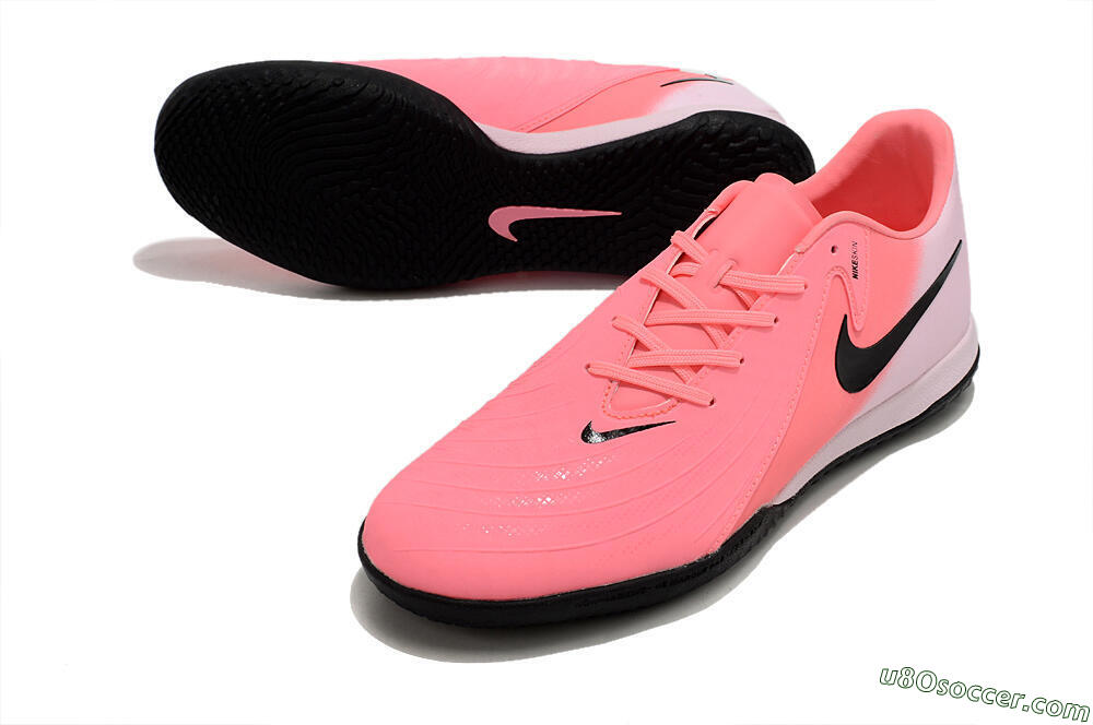 Nike Phantom GX 2 Acad LV8 IC Indoor & Futsal Soccer Shoes - Red/Pink/Black 3