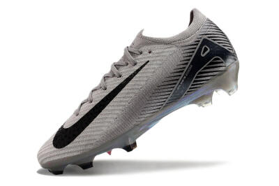 Nike Air Zoom Mercurial Vapor 16 Elite FG Firm Ground Soccer Cleats - Grey/Black/Gold