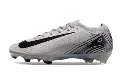 Nike Air Zoom Mercurial Vapor 16 Elite FG Firm Ground Soccer Cleats - Grey/Black/Gold