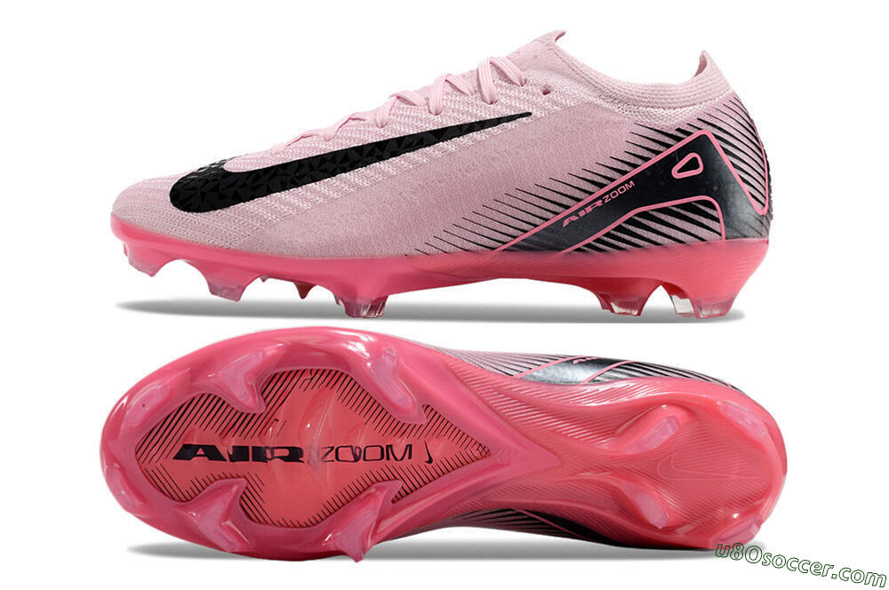 Nike Air Zoom Mercurial Vapor 16 Elite FG Firm Ground Soccer Cleats - Pink/Black 0