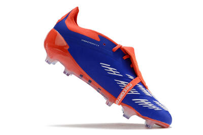 Adidas Predator Elite Foldover Tongue FG Firm Ground Soccer Cleats - Blue/White/Red