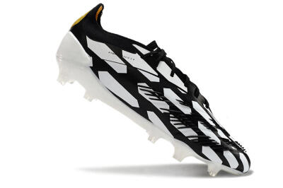 Adidas Predator 24 Elite FG Firm Ground Soccer Cleats - White/Black/Gold