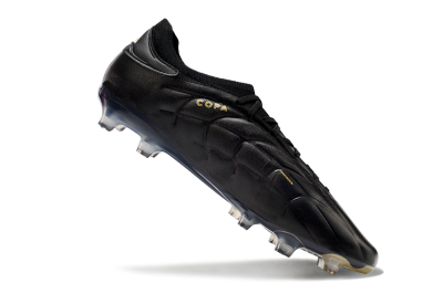 Adidas Copa Pure 2+ FG Firm Ground Soccer Cleats - Black/Gold/Blue