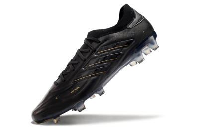 Adidas Copa Pure 2+ FG Firm Ground Soccer Cleats - Black/Gold/Blue