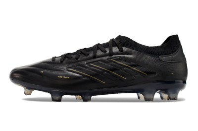 Adidas Copa Pure 2+ FG Firm Ground Soccer Cleats - Black/Gold/Blue