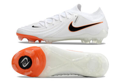 Nike Phantom Luna Elite NU FG Firm Ground Soccer Cleats - White/Black/Orange