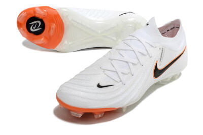 Nike Phantom Luna Elite NU FG Firm Ground Soccer Cleats - White/Black/Orange