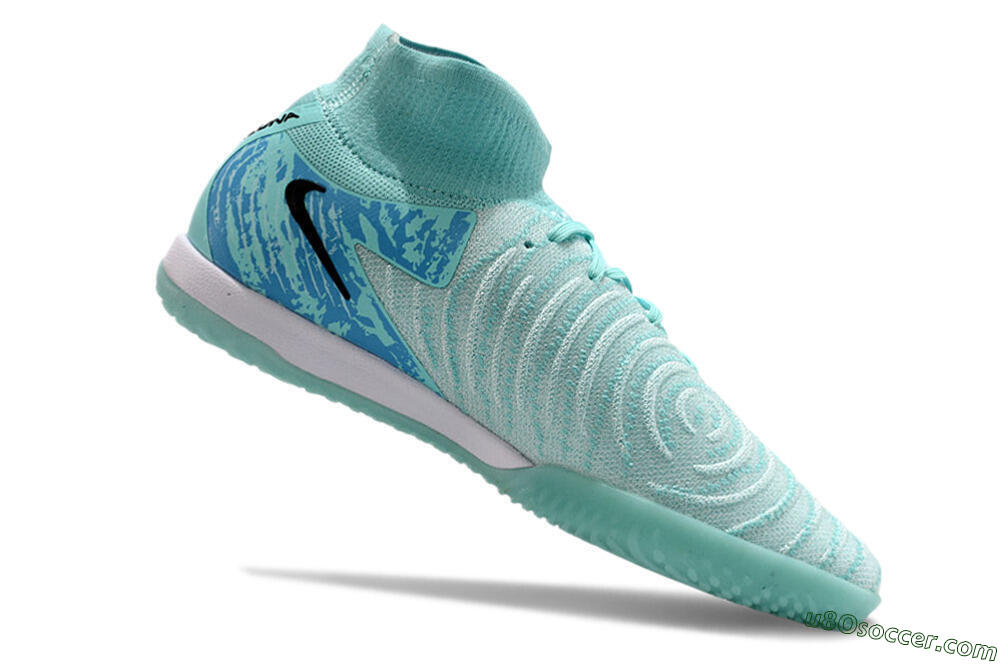 Nike Phantom Luna Elite NU IC Indoor & Futsal Soccer Shoes - Jade/Black/Purple 4