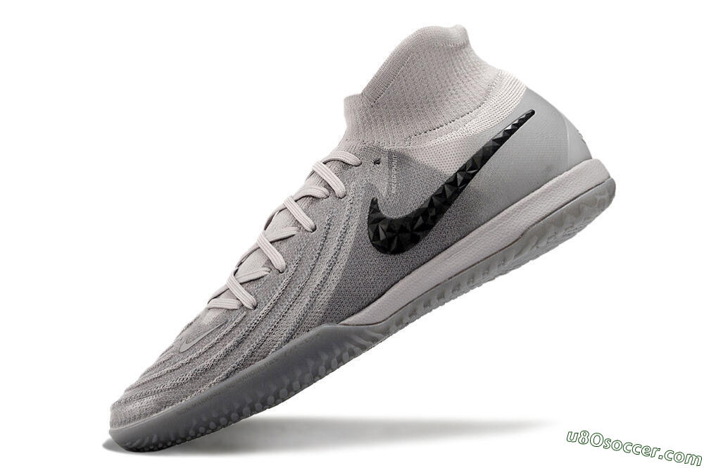Nike Phantom Luna Elite NU IC Indoor & Futsal Soccer Shoes - Grey/Black/White 5