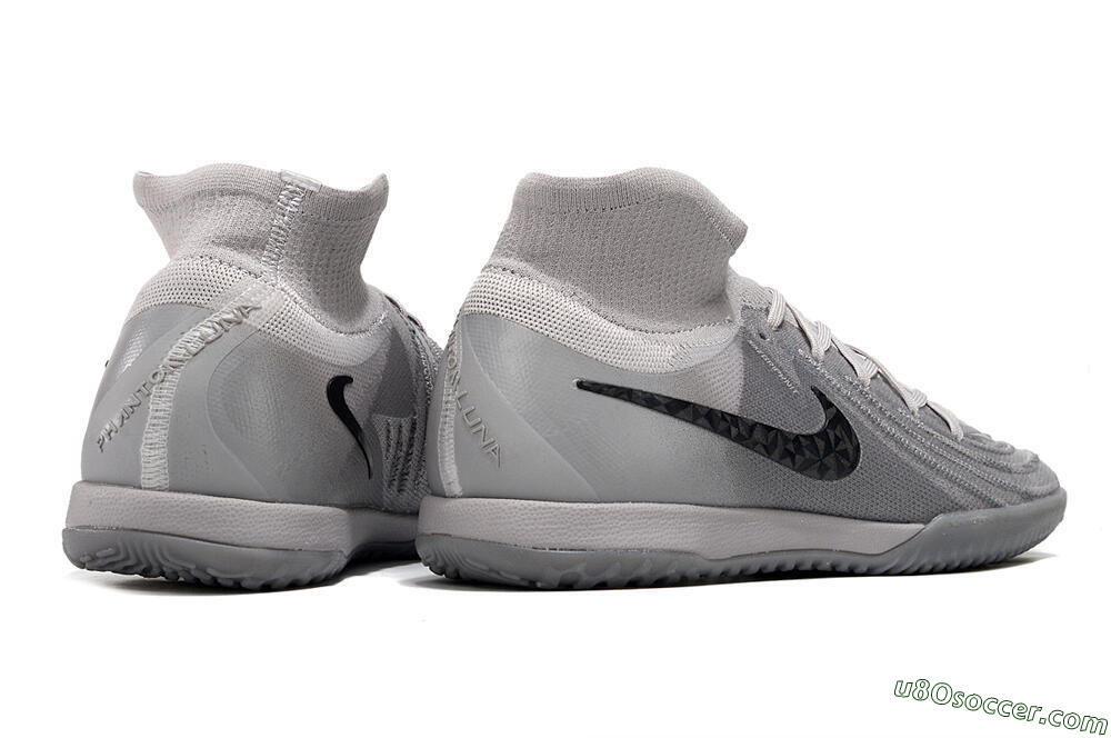Nike Phantom Luna Elite NU IC Indoor & Futsal Soccer Shoes - Grey/Black/White 6