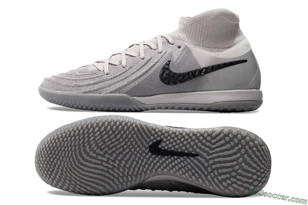 Nike Phantom Luna Elite NU IC Indoor & Futsal Soccer Shoes - Grey/Black/White 0