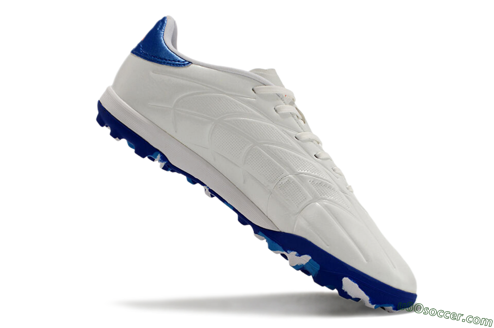 Adidas Copa Pure.3 TF Artificial Turf Soccer Shoes - White/Blue/Red 4