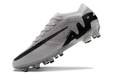 Nike Air Zoom Mercurial Vapor 15 Elite AG Artificial Grass Soccer Cleats - Grey/Black/Pink