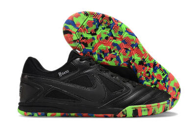 Supre x Nike SB Gato IC Indoor & Futsal Soccer Shoes - Black/Red/Blue