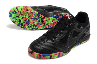Supre x Nike SB Gato IC Indoor & Futsal Soccer Shoes - Black/Red/Blue