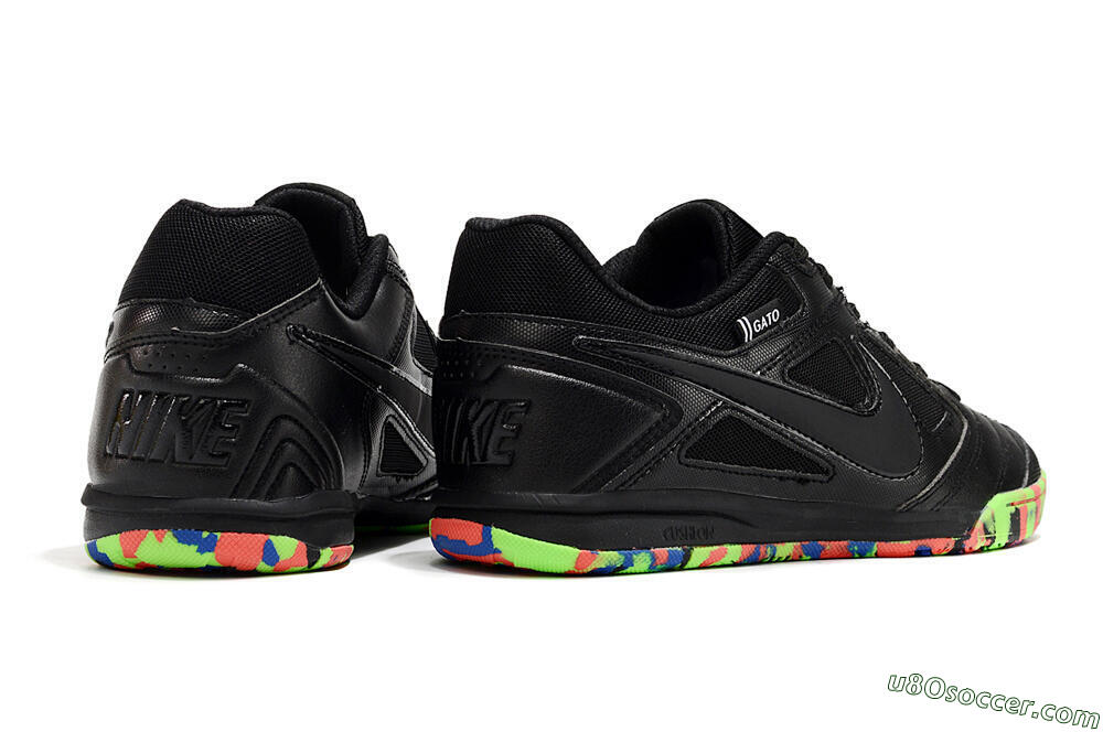 Supre x Nike SB Gato IC Indoor & Futsal Soccer Shoes - Black/Red/Blue 6