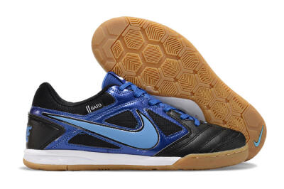 Supre x Nike SB Gato IC Indoor & Futsal Soccer Shoes - Black/Blue/White