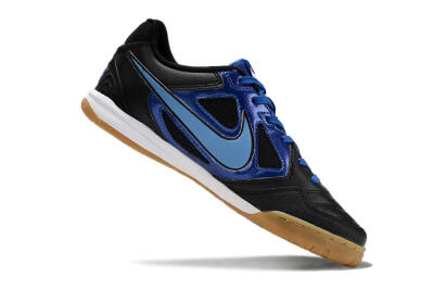 Supre x Nike SB Gato IC Indoor & Futsal Soccer Shoes - Black/Blue/White