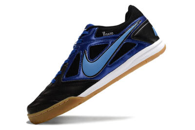 Supre x Nike SB Gato IC Indoor & Futsal Soccer Shoes - Black/Blue/White