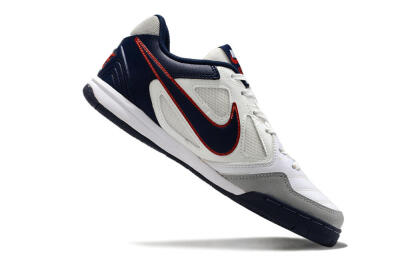 Supre x Nike SB Gato IC Indoor & Futsal Soccer Shoes - White/Black/Red/Blue