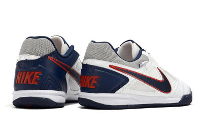 Supre x Nike SB Gato IC Indoor & Futsal Soccer Shoes - White/Black/Red/Blue