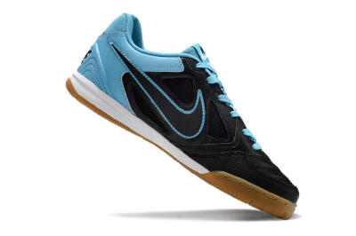 Supre x Nike SB Gato IC Indoor & Futsal Soccer Shoes - Black/Blue/White