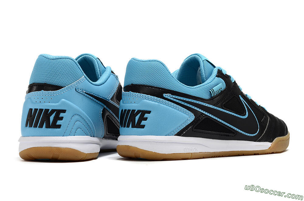 Supre x Nike SB Gato IC Indoor & Futsal Soccer Shoes - Black/Blue/White 6