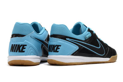 Supre x Nike SB Gato IC Indoor & Futsal Soccer Shoes - Black/Blue/White