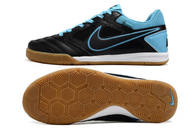 Supre x Nike SB Gato IC Indoor & Futsal Soccer Shoes - Black/Blue/White