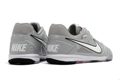 Supre x Nike SB Gato IC Indoor & Futsal Soccer Shoes - Grey/White/Red/Black