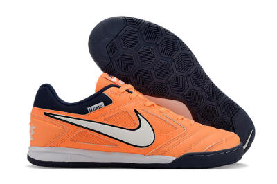 Supre x Nike SB Gato IC Indoor & Futsal Soccer Shoes - Orange/White/Blue