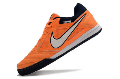 Supre x Nike SB Gato IC Indoor & Futsal Soccer Shoes - Orange/White/Blue
