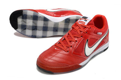 Supre x Nike SB Gato IC Indoor & Futsal Soccer Shoes - Red/White/Black