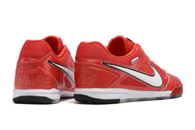 Supre x Nike SB Gato IC Indoor & Futsal Soccer Shoes - Red/White/Black