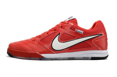 Supre x Nike SB Gato IC Indoor & Futsal Soccer Shoes - Red/White/Black