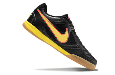 Supre x Nike SB Gato IC Indoor & Futsal Soccer Shoes - Black/Yellow/Red