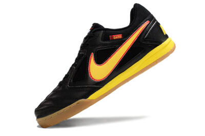 Supre x Nike SB Gato IC Indoor & Futsal Soccer Shoes - Black/Yellow/Red
