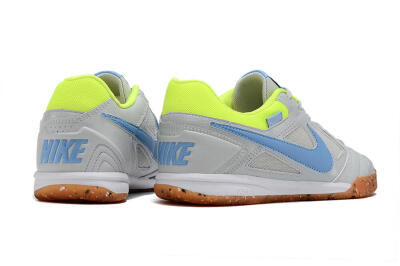 Supre x Nike SB Gato IC Indoor & Futsal Soccer Shoes - Grey/Blue/Yellow