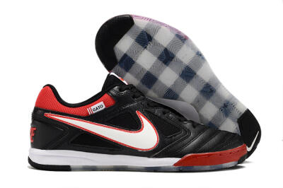 Supre x Nike SB Gato IC Indoor & Futsal Soccer Shoes - Black/White/Red
