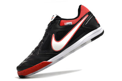 Supre x Nike SB Gato IC Indoor & Futsal Soccer Shoes - Black/White/Red
