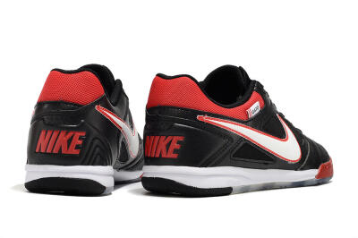 Supre x Nike SB Gato IC Indoor & Futsal Soccer Shoes - Black/White/Red