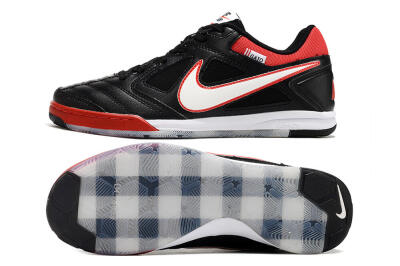 Supre x Nike SB Gato IC Indoor & Futsal Soccer Shoes - Black/White/Red