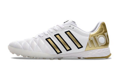 Adidas AdiPure Limited Edition 11PRO TK TF Artificial Turf Soccer Shoes - White/Yellow/Gold
